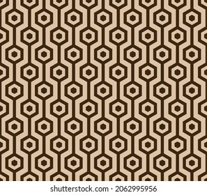 Retro seamless pattern. Abstract geometric background. Vector Illustration.