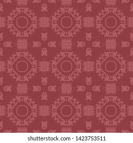 Retro seamless pattern. Background Wallpaper. Vector graphics