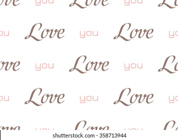 Retro seamless pattern with colorful hearts. Greeting card for Valentines day. Perfect for decoration postcards, brochures, textiles or paper packaging
