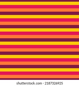 Retro seamless pattern with colorful horizontal lines