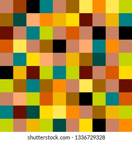 Retro Seamless pattern for creation  effect of  pixilation in colorful colors.  For background  or  for wallpaper or for Decoration package or  different things 