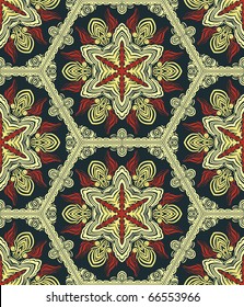 retro seamless pattern in ethnic style