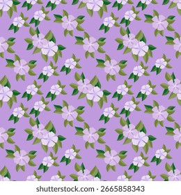 retro seamless pattern with flowers for social media posts, banner, card design, etc.