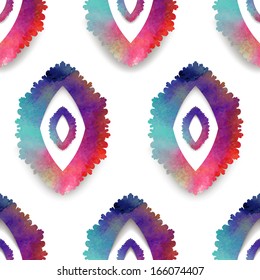 Retro seamless pattern of geometric shapes. EPS 10.