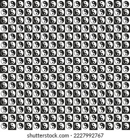 retro seamless pattern, groovy 60s, 70s digital paper, hippie checkered background