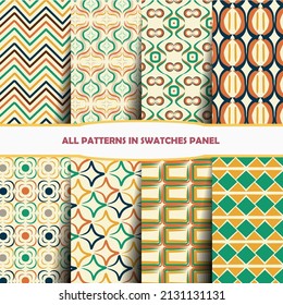 Retro Seamless Pattern made into patterns in seamless format. for creating print projects, packaging, textile, fashion and apparel, stationery, wallpaper, wrapping, Digital Albums, and so much more.