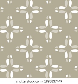 Retro seamless pattern for prints, cobwebs, textiles, advertising and any design projects. Simple rounded shapes will decorate any surface or thing and make it attractive.