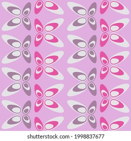 Retro seamless pattern for prints, cobwebs, textiles, advertising and any design projects. Simple rounded shapes will decorate any surface or thing and make it attractive.