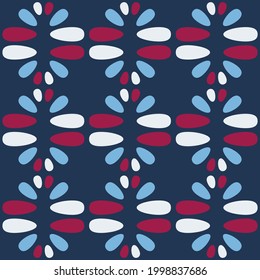 Patrón retro sin fisuras para impresiones, telarañas, textiles, publicidad y cualquier proyecto de diseño. Las formas redondeadas simples decorarán cualquier superficie o cosa y lo harán atractivo.