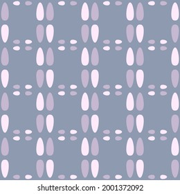Retro seamless pattern for prints, cobwebs, textiles, advertising and any design projects. Simple rounded shapes will decorate any surface or thing and make it attractive.