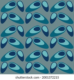 Retro seamless pattern for prints, cobwebs, textiles, advertising and any design projects. Simple rounded shapes will decorate any surface or thing and make it attractive.