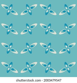 Patrón retro sin fisuras para impresiones, telarañas, textiles, publicidad y cualquier proyecto de diseño. Las formas redondeadas simples decorarán cualquier superficie o cosa y lo harán atractivo.