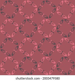 Retro seamless pattern for prints, cobwebs, textiles, advertising and any design projects. Simple rounded shapes will decorate any surface or thing and make it attractive.