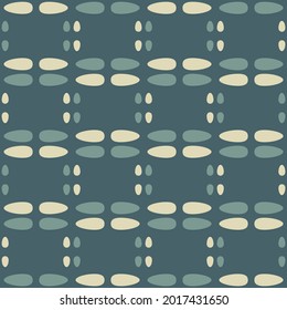 Patrón retro sin fisuras para impresiones, telarañas, textiles, publicidad y cualquier proyecto de diseño. Las formas redondeadas simples decorarán cualquier superficie o cosa y lo harán atractivo.