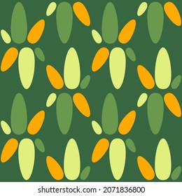 Retro seamless pattern for prints, cobwebs, textiles, advertising and any design projects. Simple rounded shapes will decorate any surface or thing and make it attractive.