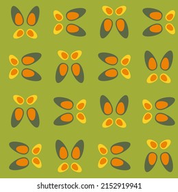 Retro seamless pattern for prints, cobwebs, textiles, advertising and any design projects. Simple rounded shapes will decorate any surface or thing and make it attractive.