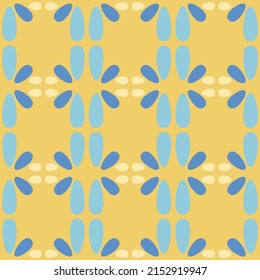 Patrón retro sin fisuras para impresiones, telarañas, textiles, publicidad y cualquier proyecto de diseño. Las formas redondeadas simples decorarán cualquier superficie o cosa y lo harán atractivo.