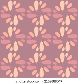 Retro seamless pattern for prints, cobwebs, textiles, advertising and any design projects. Simple rounded shapes will decorate any surface or thing and make it attractive.