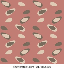 Patrón retro sin fisuras para impresiones, telarañas, textiles, publicidad y cualquier proyecto de diseño. Las formas redondeadas simples decorarán cualquier superficie o cosa y lo harán atractivo.