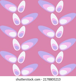 Retro seamless pattern for prints, cobwebs, textiles, advertising and any design projects. Simple rounded shapes will decorate any surface or thing and make it attractive.