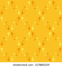 Retro seamless pattern for prints, cobwebs, textiles, advertising and any design projects. Simple rounded shapes will decorate any surface or thing and make it attractive.