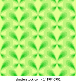 Retro seamless pattern with simple butterflies on colored background. Flat ornament for textile, wrapping paper, prints, fabric, wallpaper, web etc.