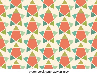 Catarata de carnaval retro sin fisuras. Papel decorativo con motivos geométricos de impronta infinita claro. Fondo de la tarjeta de presentación de tela de diseño textil. Vector de estampado de color de papel pintado de circo textil