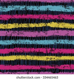 Retro seamless pattern with stripes. All elements of composition located on separate layers and can be easy editable