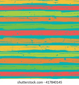 Retro seamless pattern with stripes. All elements of composition located on separate layers and can be easy editable