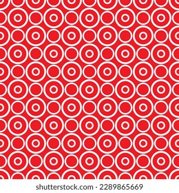 Retro seamless pattern or texture with white polka dots on red background. For christmas background, blog, web design, desktop wallpaper scrapbook, party or baby shower invitation and weddi
