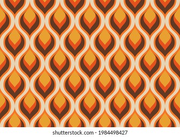 Retro seamless pattern. Trendy colors and texture