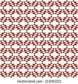 Retro seamless pattern with triangle shapes. Vector illsutration