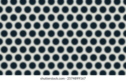 Retro seamless pattern. Vintage concentric circles background. Repeated abstract geometric texture in 70s or 80s style. Colourful fabric and textile design. Simple Vector wallpaper.