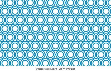 Retro seamless pattern. Vintage concentric circles background. Repeated abstract geometric texture in 70s or 80s style. Colourful fabric and textile design. Simple Vector wallpaper.