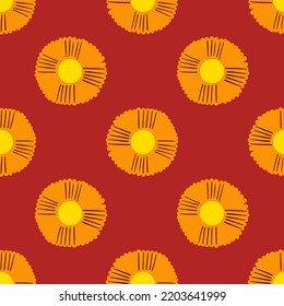 Retro seamless patterns retro 70s, great design for any purposes. Seamless abstract geometric pattern. Vintage seamless floral pattern. Botanical illustration. Colorful vector wallpaper.