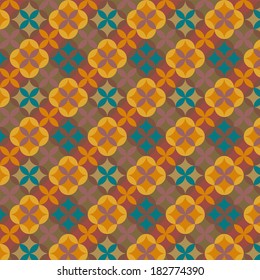 Retro seamless pattern.Vector.
