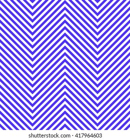 Retro seamless sea blue chevron zigzag striped background in vintage style, marine  stripes vector pattern backdrop