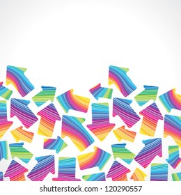 retro (seamless) stripe pattern with arrows on white background