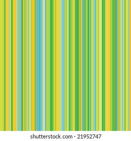 Retro (seamless) stripe pattern with bright green, yellow and blue
