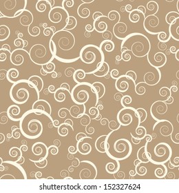 Retro seamless swirl background