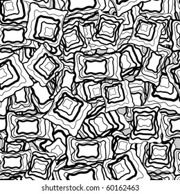 Retro seamless tile. Vector.