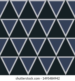 Retro and seamless triangle background