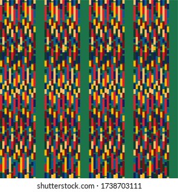 Patrón de rayas paralelas verticales retro. Resumen del fondo vectorial. Colores retro elegantes.