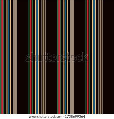 Retro  seamless vertical parallel stripes pattern. Abstract vector background. Stylish retro colors.