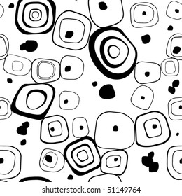 Retro seamless wallpaper .