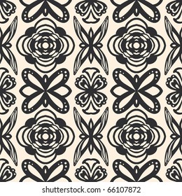 Retro seamless wallpaper