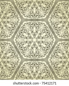 Papel mural retro sin costura