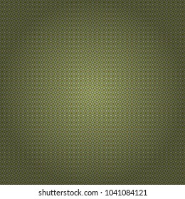 Retro seamless wallpaper pattern. Vintage green, brown and gray backgrounds with geometric and simple floral elements. Vector illustration.