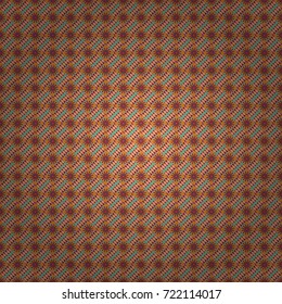 Retro seamless wallpaper pattern. Vintage red, beige and orange backgrounds with geometric and simple floral elements. Vector illustration.