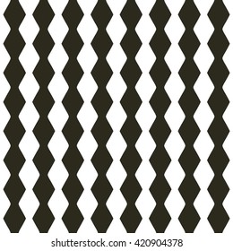 Retro seamless waves vector illustration.